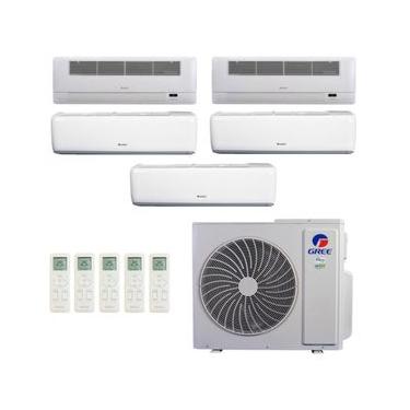 Imagem de Ar-Condicionado Multi Split Inverter R-32 Gree 48.000 (3x Evap HW 9.000 + 2x Evap Cassete 1 Via 22.000) Quente/Frio 220V