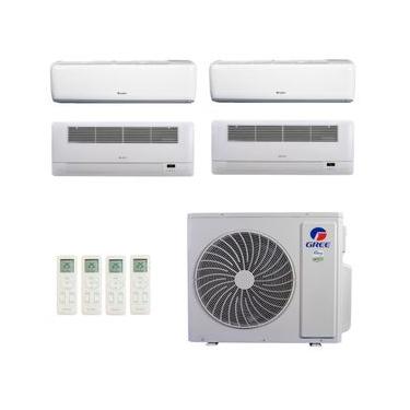 Imagem de Ar-Condicionado Multi Split Inverter R-32 Gree 48.000 (2x Evap HW 12.000 + 2x Evap Cassete 1 Via 22.000) Quente/Frio 220V