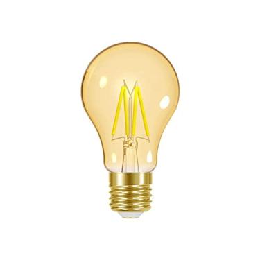 Imagem de Lâmpada LED Filamento Vintage Dim E27, 4W, Ambar Taschibra A60 11080384