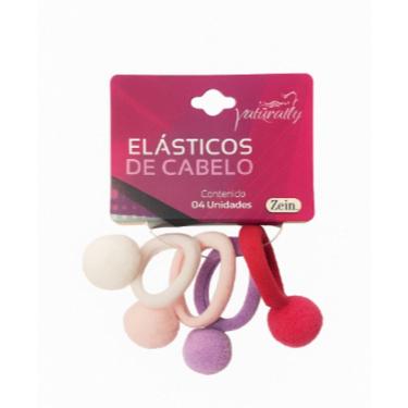 Imagem de KIT 48 Xuxinha Elástico Para Cabelo Prendedor Com Pompom Scrunchie