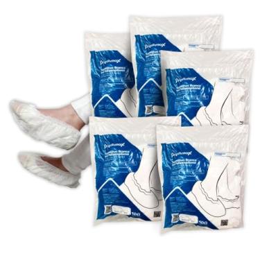 Imagem de Propé descartável tnt Branca c/ 500 unidades - Touca sapato