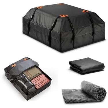 Imagem de Bagageiro de Teto Maleiro Impermeável Rack Dobrável para Todo os Tipos de Carro Universal Porta Bagagens