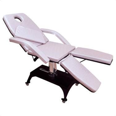 Imagem de Maca Hidráulica Bi-Perna Estética Massagem Orifício e Braços