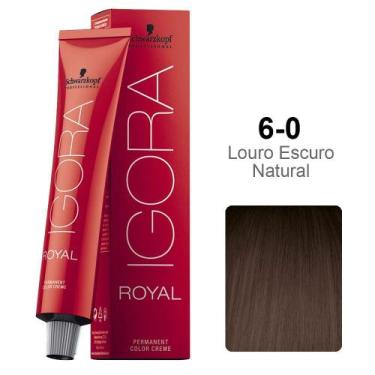 Imagem de Coloração Schwarzkopf Igora 6-0 Louro Escuro Natural