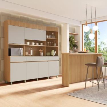 Imagem de Cozinha Completa Realeza 2 Peças 6 Portas 3 Gavetas - Nesher Móveis