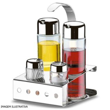 Imagem de Galheteiro Parma Brinox com 5 Peças em Aço Inox