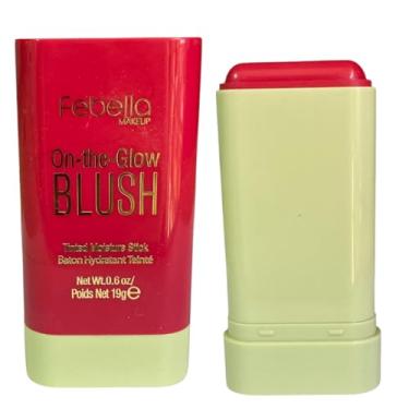 Imagem de Blush Stick Formato Coração ou Tradicional Alta Pigmentação e Acabamento Iluminado (Blush Bastão 04)
