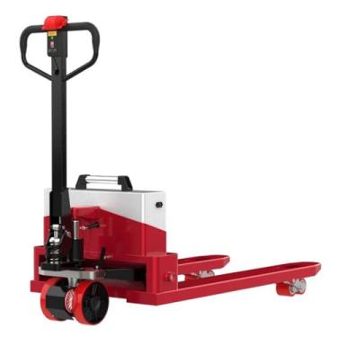 Imagem de Pallet Jack Elétrico Pallet Jack Lítio 2993.7 kg Capacidade Pallet Truck com Alça Multifuncional, Caminhada Vertical e Tartaruga Função Pallet Truck