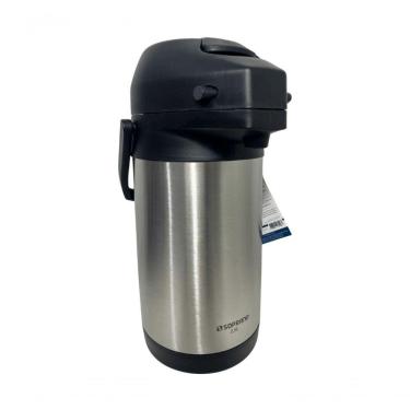 Imagem de Garrafa Termica Pressão Inox Soprano Excelence 2,5 Lt