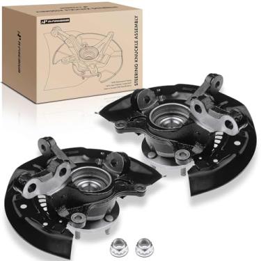 Imagem de A-Premium 2x Junta de direção dianteira esquerda e direita e conjunto de cubo de rolamento de roda compatível com Toyota Sienna 2011-2017, lado do motorista e do passageiro