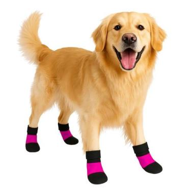 Imagem de Sapato Bota Para Cachorro Antiderrapante Impermeável Passeio Proteção 