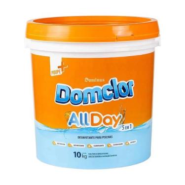 Imagem de Cloro Domclor AllDay 10kg Ação Prolongada e Tratamento Completo p/ Pis