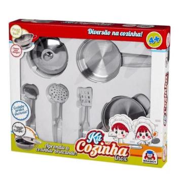 Imagem de Conjunto Cozinha Inox Panela Braskit