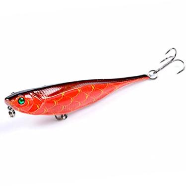 Imagem de ZZTWER Isca artificial, isca de pesca Crankbaits isca de pesca de robalo de superfície para andador de superfície wobblers artificiais