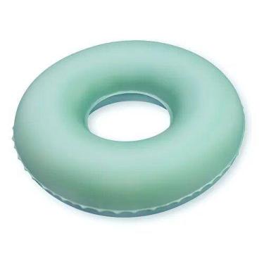 Imagem de Almofada Ortopédica Redonda Inflável Água/ar Encosto Verde - almofafa