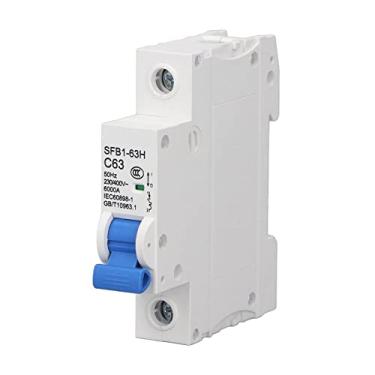 Imagem de 1p pequeno disjuntor de circuito AC230 400V Mini Circuiter com interruptor de ar de proteção contra sobrecarga de 6ka Capacide de quebra para uso Industrial Home Material PC