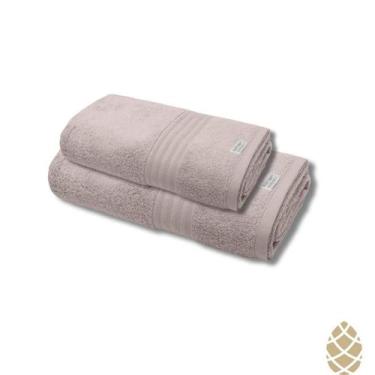 Imagem de Jogo de Toalhas Gigante Platine 2 Peças Algodão Buettner, Bege-8213