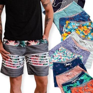 Imagem de Shorts Bermuda Calção Praia Água Fitness Masculina VERÃO 196 - IRON, S