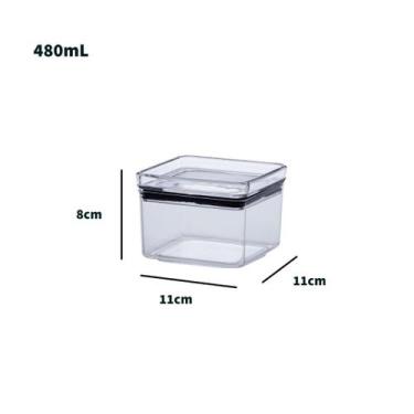 Imagem de Pote Organizador Hermético Empilhável De Acrílico Lumini - Paramount, 