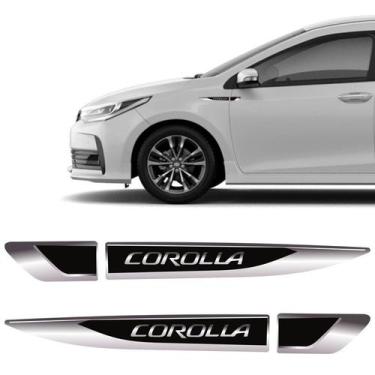 Imagem de Par De Aplique Lateral Corolla 2015/2019 Emblema Resinado - SPORTINOX,