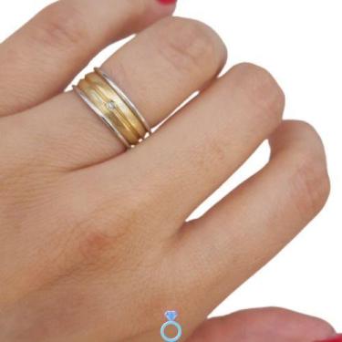 Imagem de Anel Aparador Liso 1mm Em Prata Legitima 925 Feminino Kit Com 2 - ISA 