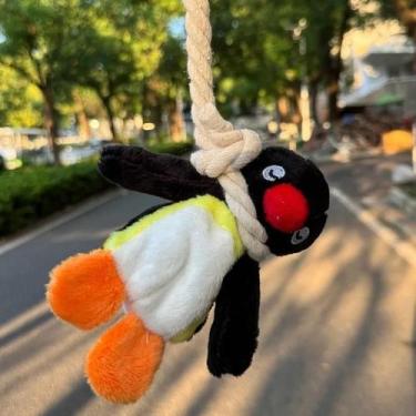 Imagem de Chaveiro De Pelúcia De Pinguim Fofo De 16cm, Pingente De Mochila De Bo