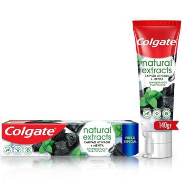Imagem de Kit c/ 2 Creme Dental Natural Extracts Carvao Ativado E - Colgate