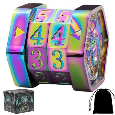 Imagem de MTG Life Counter MTG Metal MTGs Commander Life Counter Wheel, No Installation Required Gift Box Packaging Suitable for Board Games, Card Games, Compatible with MTGs and TTRPG(Colorful)