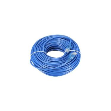 Imagem de Cabo de rede Patch Cord Cat5e 20m RJ45 azul - Lightbek Official Store
