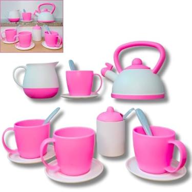 Imagem de Kit Jogo De Chá 15 Peças Brinquedo Cozinha Infantil Baby Gourmet Meninas e Meninos