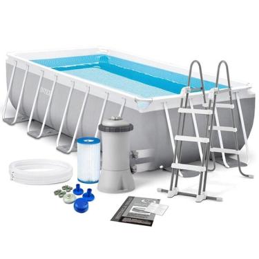 Imagem de Piscina Estrutural Retangular 10.874 Litros Completa com Bomb