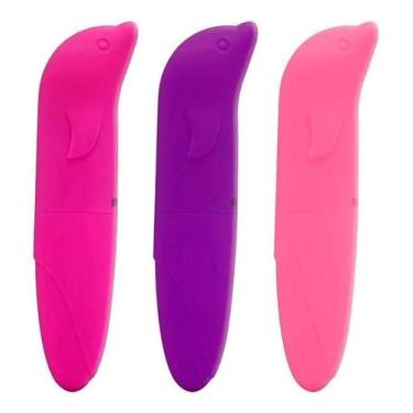 Imagem de Vibrador Corporal Íntimo Feminino Golfinho Ponto G 408 - Vibrador Femi