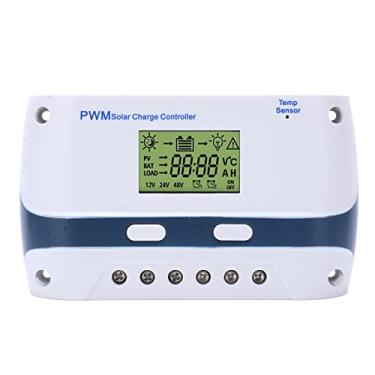 Imagem de Aramox 12V 24V PWM Controlador de Carregador Solar Display LCD Com Saída USB 40A Regulador de Painel Solar à Prova D'água Smart Solar MPPT