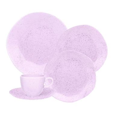 Imagem de Jogo De Jantar Em Porcelana Ryo Com 30 Peças Oxford Pink Sand