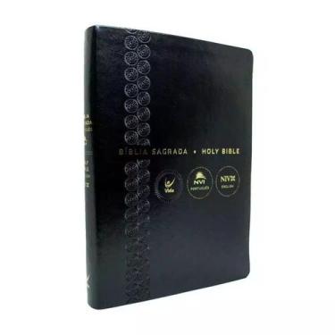 Imagem de Bíblia Bilíngue Holy Bible  Português e Inglês  NVI  Preta - Editora V