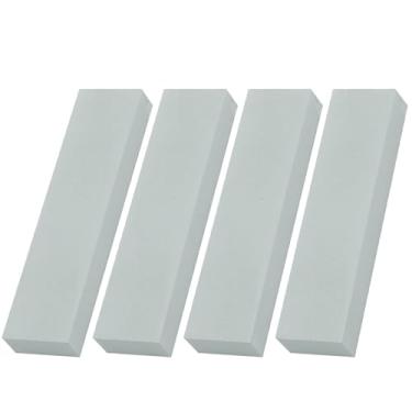 Imagem de Segbeauty Mini pedra de amolar de grão 1000, 4 peças de afiador de facas de cozinha de 9,7 cm para canivetes de bolso, conjunto de pedras de amolar de bolso para kit de pedicure, pedras de afiar