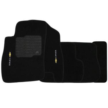 Imagem de Tapete Carpete Onix 2012 à 2017 Logo Bordado Jogo 5 Peças Personalizad