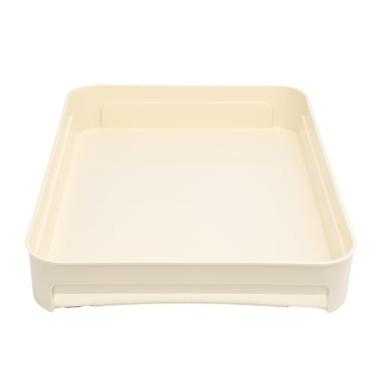 Imagem de Asixxsix Organizador de armário extraível, 16,7 pol. de profundidade, silencioso, 3 trilhos deslizantes, gavetas deslizantes com dispositivo de fixação de borracha