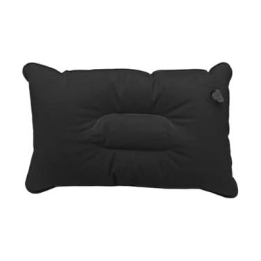 Imagem de Almofada Inflável de Viagem, Travesseiro Portátil oba (Preto)