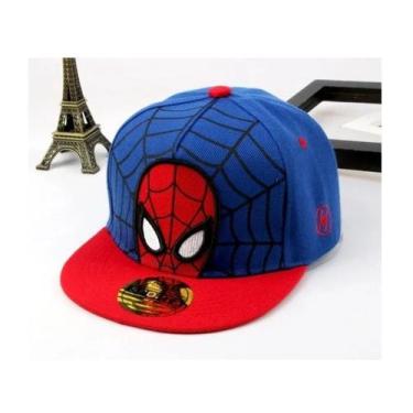 Imagem de Gorro Jockey Beanie Homem-Aranha Gorro Jockey para crianças de 3 a 8 a