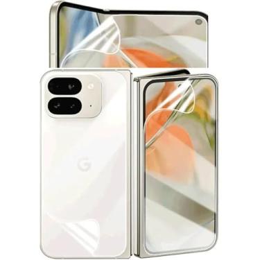 Imagem de CUFEREDU 2 películas protetoras de tela frontal de TPU flexível para Google Pixel 10 Pro Fold 5G 8 polegadas 3D filme de hidrogel TPU transparente sensível ao toque desbloqueio de impressão digital