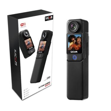 Imagem de SJ~CAM C300 Pocket Camera de Ação,4K Camera Filmadora,7 Horas de Autonomia, Estabilização em 6 Eixos, Câmera Corporal com Tela Sensível ao Toque dupla, à Prova D'água Até 30M