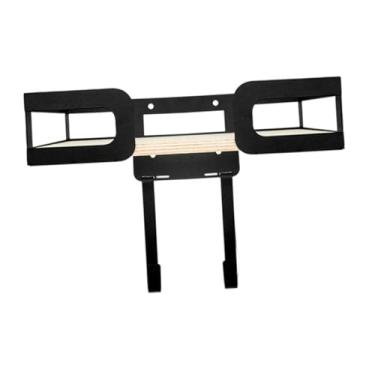 Imagem de Ｂｅｓｇａ Suporte para tábua de passar roupa, suporte de parede para tábua de passar roupa, de parede, ganchos de pendurar removíveis, de ferro para lavanderia,