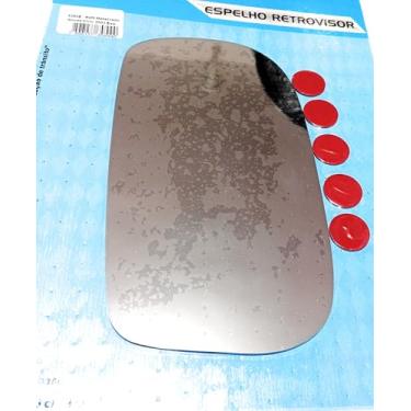 Imagem de Refil Vidro Espelho Retrovisor Metalizado Civic 2001 2002 2003 2004 2005 2006 Lado Direito Passageiro