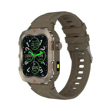 Imagem de Relógio Inteligente Masculino À Prova D'Água Com Lanterna LED, Tela De