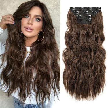 Imagem de Extensões de cabelo REECHO HE001 Synthetic 20" Chocolate Brown