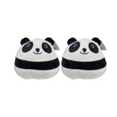 Imagem de Kit 2x Brinquedos Pelúcia de Animais Panda - Ty Rara