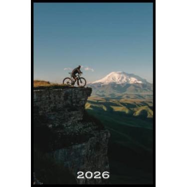 Imagem de 2026 14 Month Simple Calendar Planner 6" x 9" Mountain Bike Biking Cover: Book Includes December 2025 - January 2027