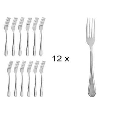 Imagem de Conjunto Garfo de Sobremesa em Inox (12 peças) - HM