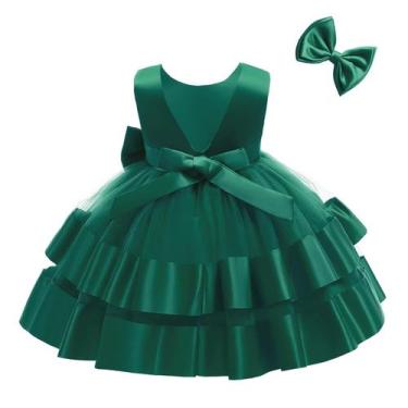 Imagem de Vestido NSSMWTTC para bebês e meninas, vestido tutu de renda de Páscoa